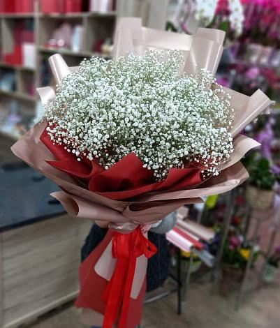 Букет цветов из: Гипсофила в Кубанской