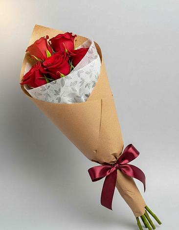Букет цветов из: Розы в Кубанской