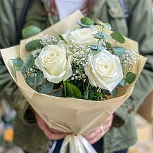 Букет цветов из:  Розы #REPLACE_PRED# Кубанской