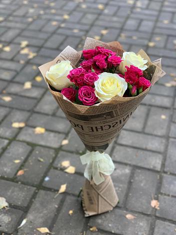 Букет цветов из: Розы в Кубанской